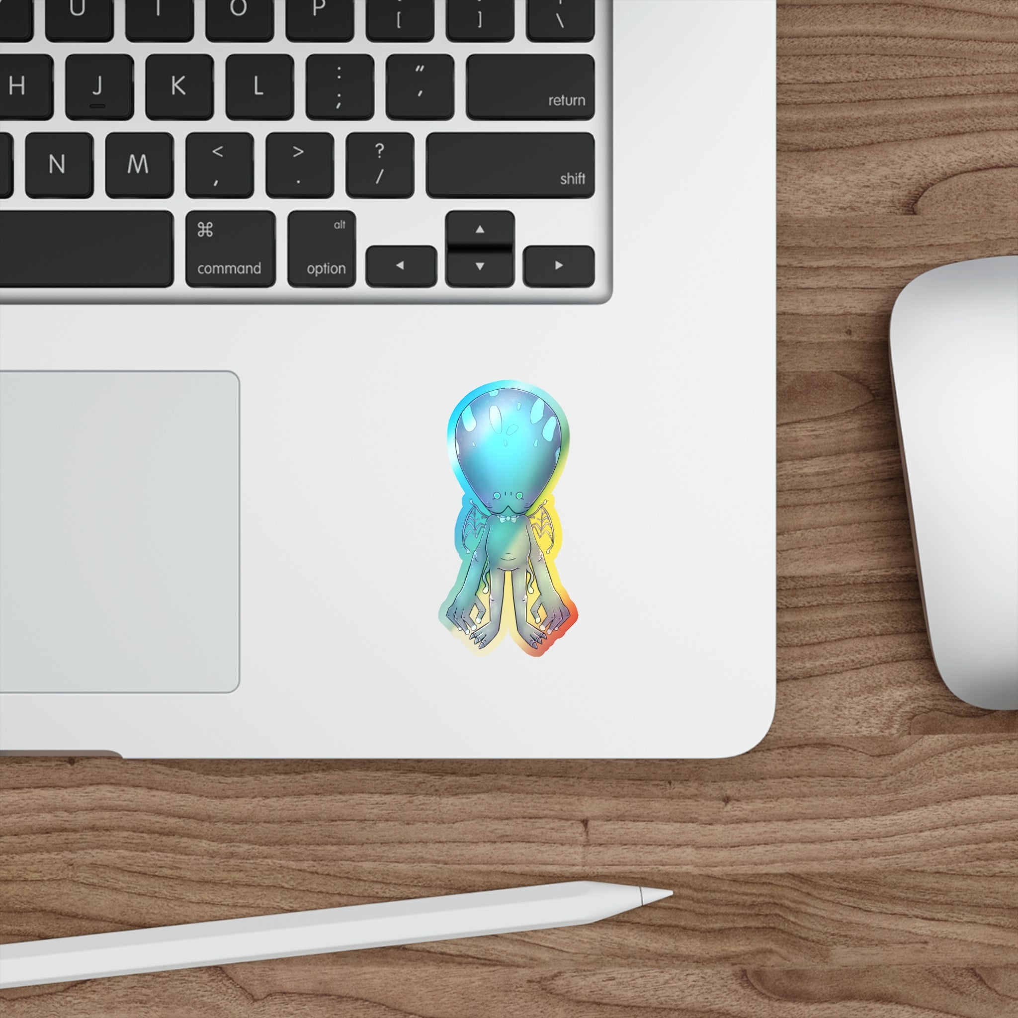 Starling Die-Cut Holographic Sticker