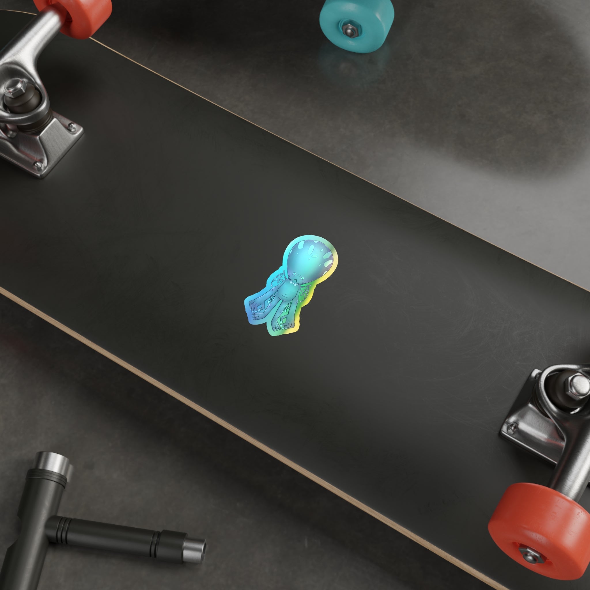 Starling Die-Cut Holographic Sticker