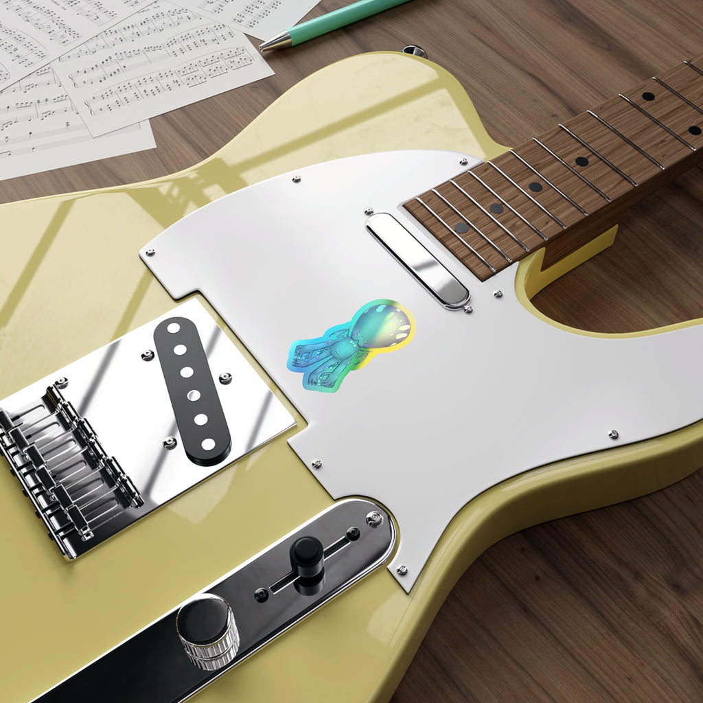 Starling Die-Cut Holographic Sticker