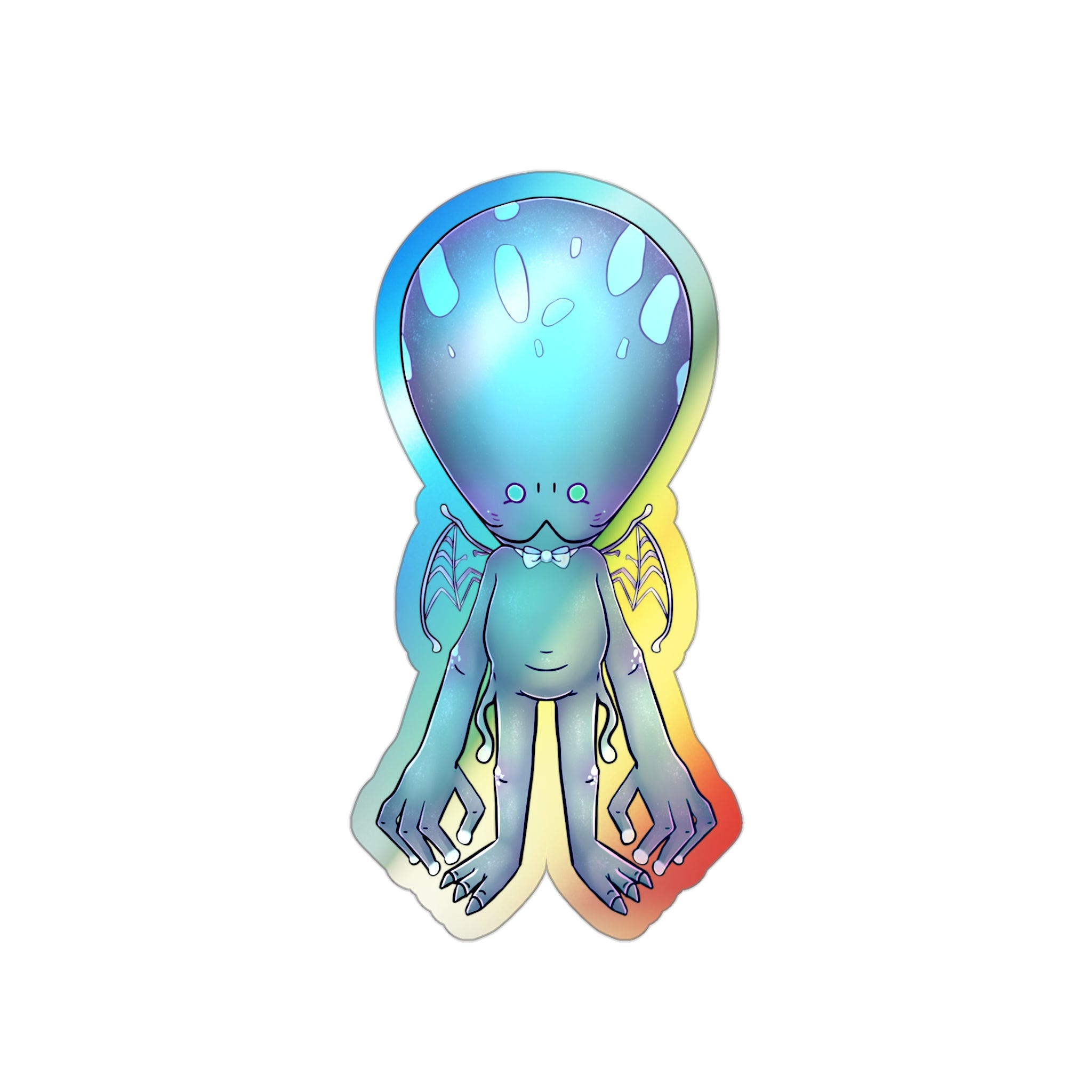 Starling Die-Cut Holographic Sticker